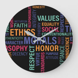 "Geschäftsethik" Anzahl Große Wanduhr