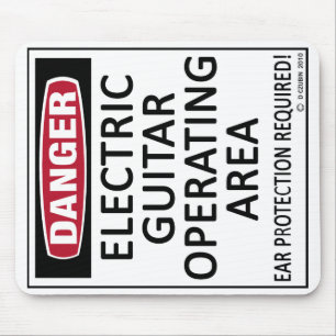 Geschäftsfeld-E-Gitarre Mousepad