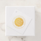 Geschäftsförderfolie Gefallenstag mit Logo Geschenkanhänger (Mit Box)