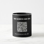 Geschäftsfördernder gebrandeter QR-Code-Kaffeebech Tasse (Zentrum)