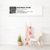 Geschäftsfördernder QR-Code Banner (Insitu)
