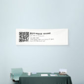 Geschäftsfördernder QR-Code Banner (Messeveranstaltung)