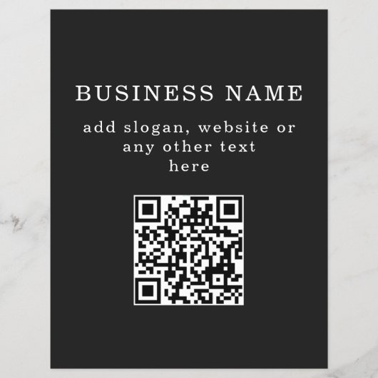 Geschäftsfördernder QR-Code Flyer (Vorne)