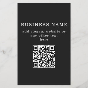 Geschäftsfördernder QR-Code Flyer