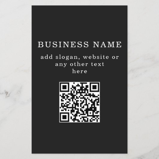 Geschäftsfördernder QR-Code Flyer (Vorne)