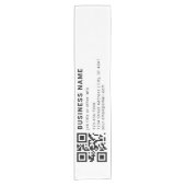 Geschäftsfördernder QR-Code Kurzer Tischläufer (Vorderseite)