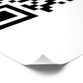 Geschäftsfördernder QR-Code Poster (Ecke)