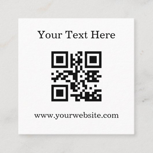 Geschäftsfördernder QR-Code Rabattkarte (Vorderseite)