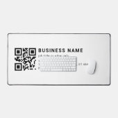 Geschäftsfördernder QR-Code Schreibtischunterlage (Tastatur & Maus)