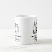 Geschäftsförderung mit wiedergewonnenen Materialie Kaffeetasse (Mittel)