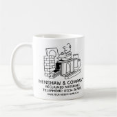 Geschäftsförderung mit wiedergewonnenen Materialie Kaffeetasse (Links)