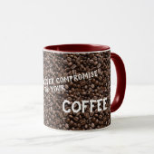 Geschäftsförderungslogo & Name Tasse (VorderseiteRechts)
