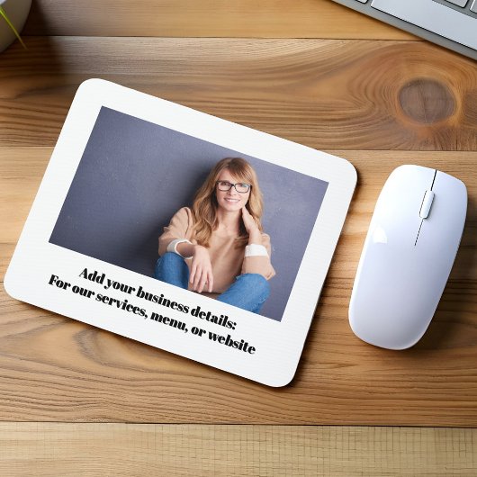 Geschäftsfoto Einfache Computermaßanfertigung Mousepad