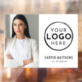 Geschäftsfoto-Logo Fensteraufkleber (Blatt 2)