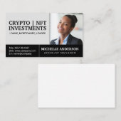 Geschäftsfrau | Bild hinzufügen Visitenkarte (Vorne/Hinten)