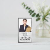 Geschäftsfrau | Geschäftskarte für das gesetzliche Visitenkarte (Stehend Vorderseite)