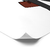 Geschäftsfrau - leicht/blond poster (Ecke)