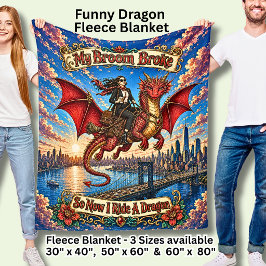 Geschäftsfrau pendelt auf ihrem Drachen Fleecedecke