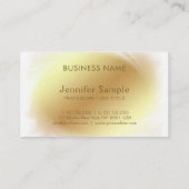 Geschäftsfrau Vip Ceo Arbeitgeber Elite Luxury Visitenkarte (Rückseite)