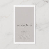 Geschäftsfrau VIP Salon Director Stylish Luxury Visitenkarte (Rückseite)