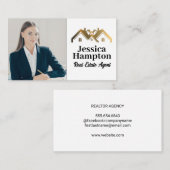 Geschäftsfrauen | Real Anwesen Logo Visitenkarte (Vorne/Hinten)