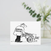 Geschäftsführender Direktor des Reinigungsunterneh Postkarte (Stehend Vorderseite)