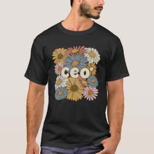 Geschäftsführer Führungskraft Blume CEO von Groovy T-Shirt