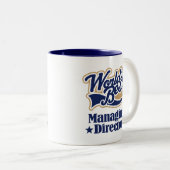 Geschäftsführer Geschenk für (Welten gut) Zweifarbige Tasse (VorderseiteRechts)