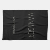 Geschäftsführer oder selbstständig und freiberufli geschirrtuch (Horizontal)