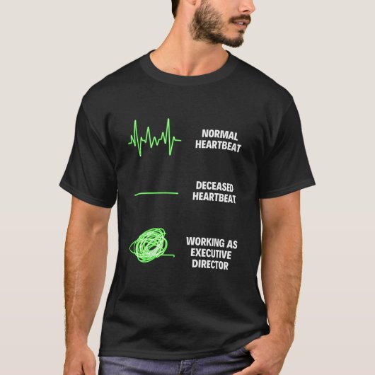 Geschäftsführer-Stellen Verwaltungsassistent T-Shirt (Vorderseite)