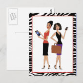 "Geschäftsführerinnen" Postkarte (Vorne/Hinten)