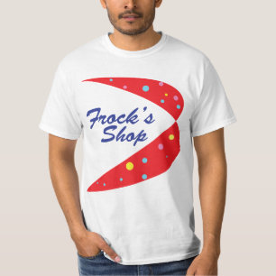 Geschäftsfünfziger jahre Art-Shirt des Kittels T-Shirt