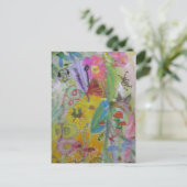 Geschäftsgarten Postkarte (Stehend Vorderseite)