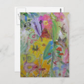 Geschäftsgarten Postkarte (Vorne/Hinten)