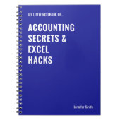 Geschäftsgeheimnisse & Excel Hacks Office Notebook Notizblock (Vorderseite)