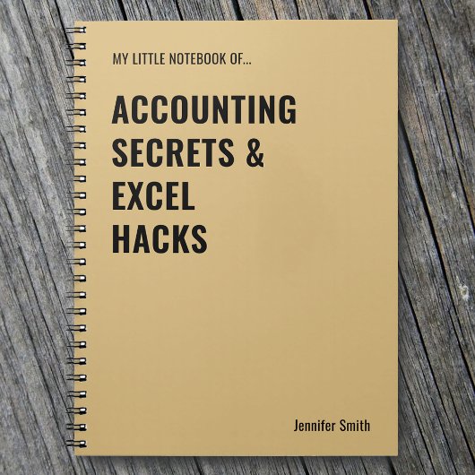 Geschäftsgeheimnisse & Excel Hacks Office Notebook Notizblock