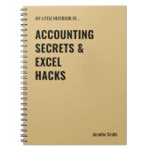 Geschäftsgeheimnisse & Excel Hacks Office Notebook Notizblock (Vorderseite)