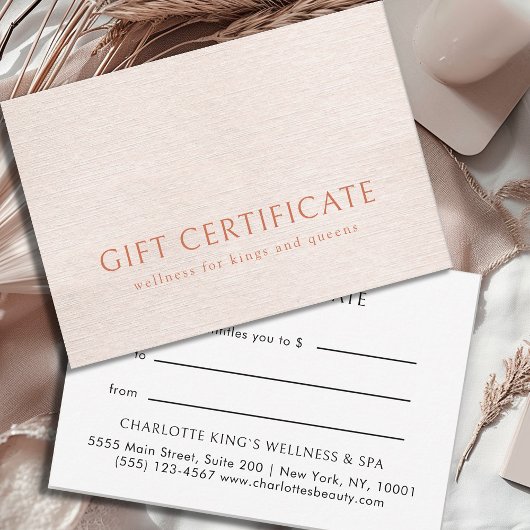 GESCHÄFTSGESCHENKENNZEICHNUNG, Beige Moderne Minim