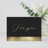 GESCHÄFTSGESCHENKZERTIFIKAT | Modern Gold (Stehend Vorderseite)