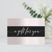 GESCHÄFTSGIFT-BESCHEINIGUNG FÜR SIE (Stehend Vorderseite)