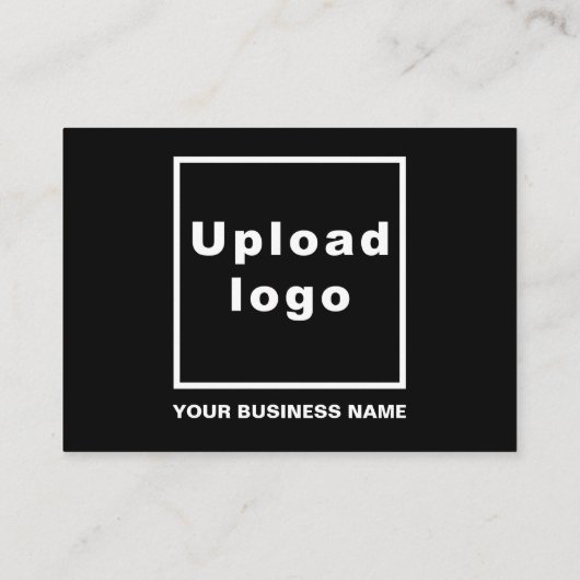 GeschäftsHalloween-Gruß auf schwarz Begleitkarte (Rückseite)