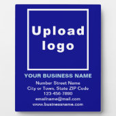 Geschäftsinformationen zu Blue Plaque Fotoplatte (Vorderseite)