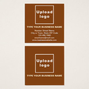 Geschäftsinformationen zur Brawn Square-Visitenkar