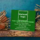 Geschäftsinformationen zur grünen Rechteck-Ebene Fotoplatte (Seite)