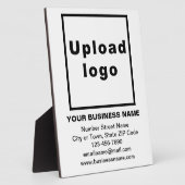 Geschäftsinformationen zur White Plaque Fotoplatte (Seite)