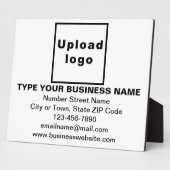 Geschäftsinformationen zur White Rectangle Plaque Fotoplatte (Seite)