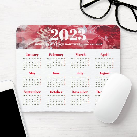 Geschäftskalender 2023 mousepad