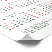 Geschäftskalender 2023 poster (Ecke)