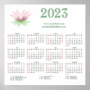 Geschäftskalender 2023 poster