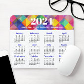 Geschäftskalender 2024 mousepad